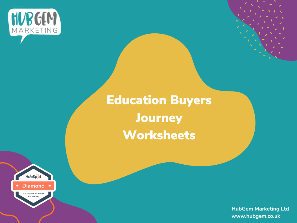 Education Buyers Journey Worksheets