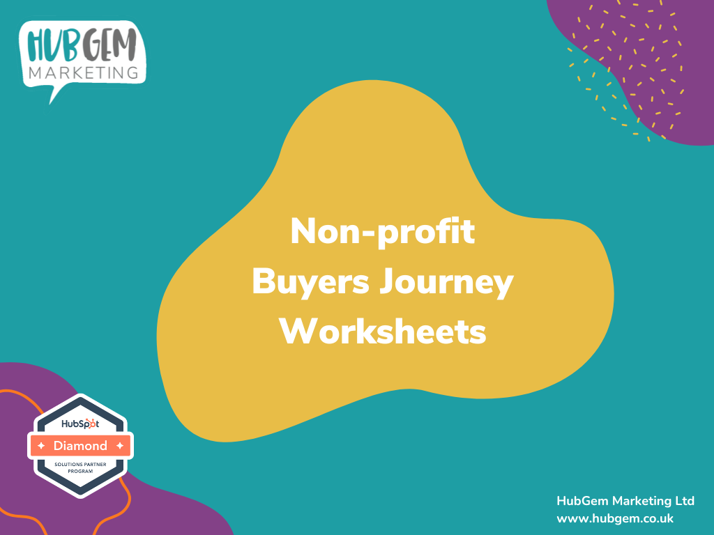 Non-profit Buyers Journey Worksheets